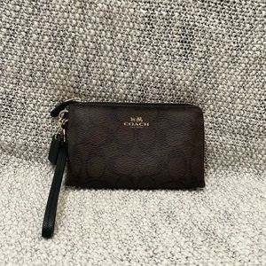 Coach Double Zip/ Single Zip Wristlets
